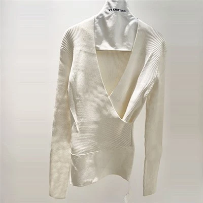 White V Neck Top Top